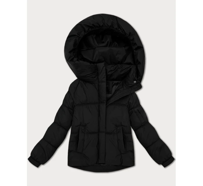 Černá oversize dámská bunda pro přechodné období S'West (B2003-1)