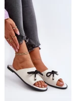 Dámské sandály z eko kůže Big Star model 21653779 Bílé - Big Star Shoes Dámské sandály z eko kůže Big Star model 21653779 Bílé - Big Star Shoes