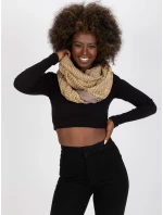 Dámsky tunelový šál AT KM S 6221 tmavo lila