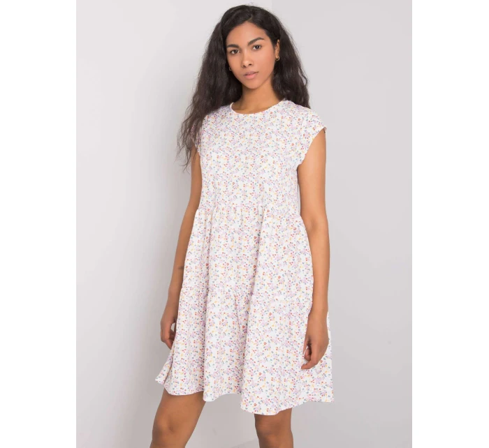 Šaty model 17614718 bílá růžová - FPrice Šaty model 17614718 bílá růžová - FPrice