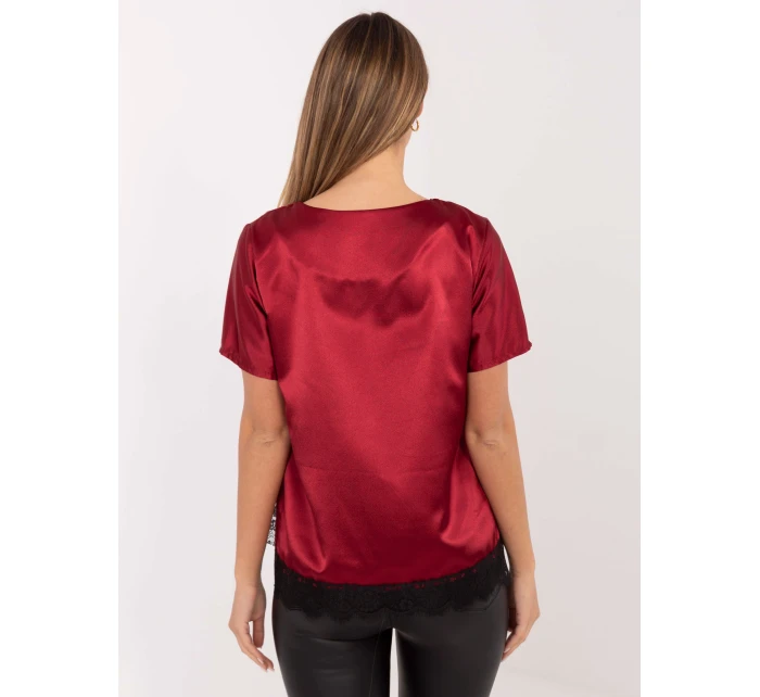 Blúzka MI BZ 3297.28 bordová Blúzka MI BZ 3297.28 bordová