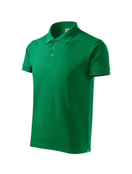 Pánske bavlnené polo tričko Cotton Heavy medium green