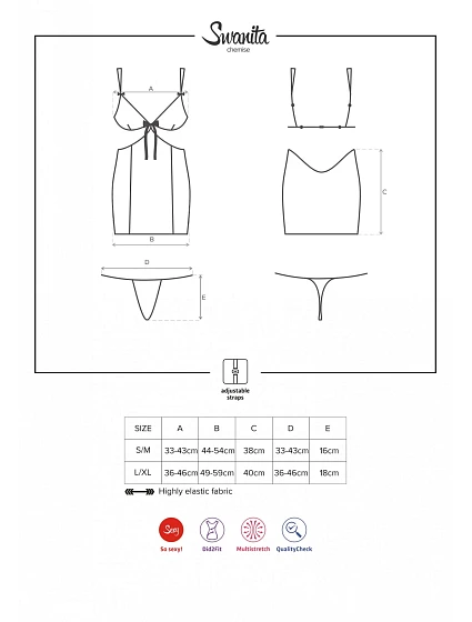 Košilka model 3377373 chemise - Obsessive