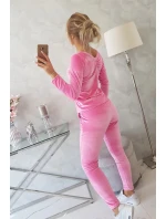 Velurová souprava model 20704015 růžová - Kesi