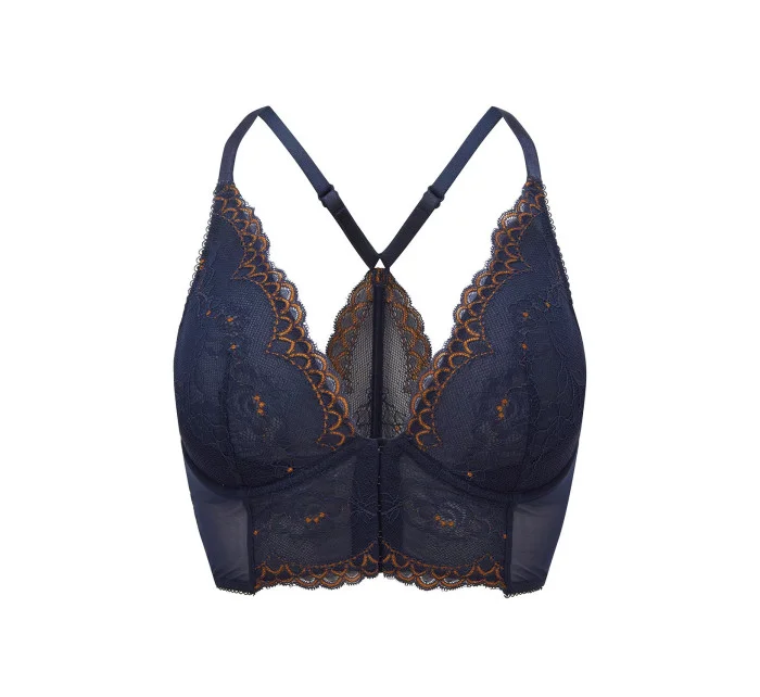 Dámska podprsenka 7718 tm. modrá/zlatá - Gossard