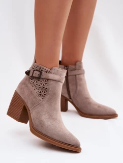 Topánky na podpätku model 224702 Step in style