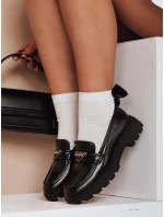 Dámské mokasíny s podrážkou black Dstreet model 21984161 - FashionStreet