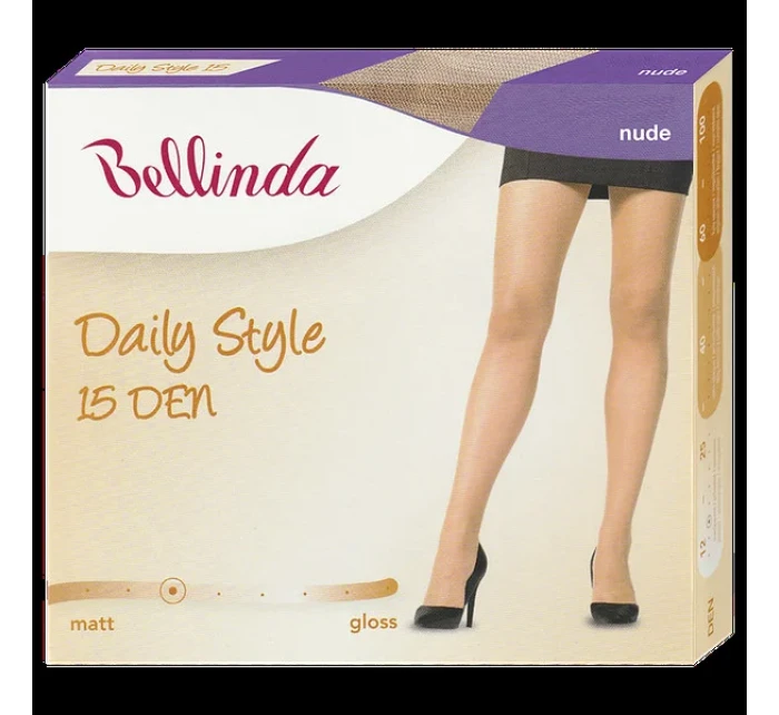DAILY TIGHTS 15 DEN Dámske pančuchové nohavice - BELLINDA - nude