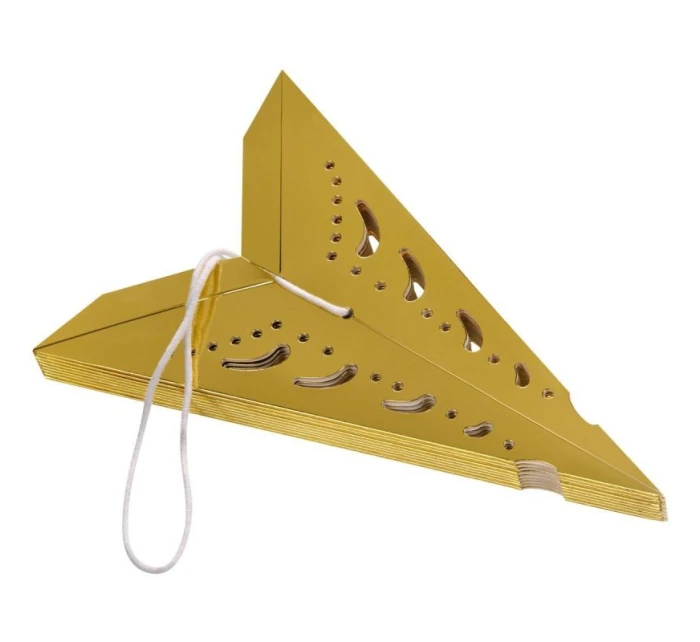 DEKORÁCIA PAPIEROVÁ HVIEZDICA Š.45 CM 9 ZLATÉ RÁMY detské