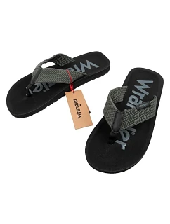 Wrangler pánske žabky Zane Flipflops sivé
