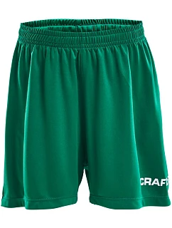 Craft Teamwear Squad Go Short Solid Jr Detské športové šortky 82.5586 team green