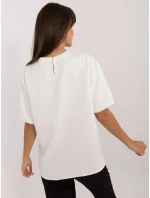 Blúzka LK BZ 509621 3.54 bielo-čierna Blúzka LK BZ 509621 3.54 bielo-čierna