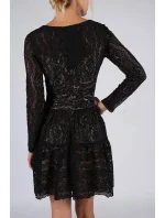 Dámske spoločenské šaty 18288 čierne - YourNewStyle Dámske spoločenské šaty 18288 čierne - YourNewStyle