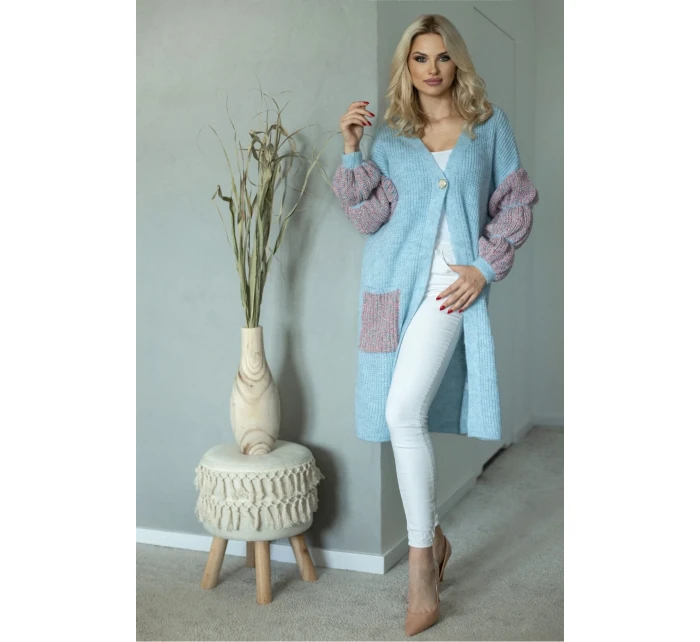 Sveter na zapínanie model 171309 PeeKaBoo