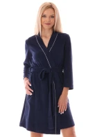 dámsky krátky župan Bari kimono Midnight blue