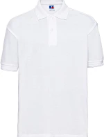 Russell Athletic 599B Detské polo tričko z hrubej bavlny 10.599B biele