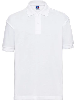 Dětské piqué polo z těžké bavlny 10. white model 22474408 - Russell Athletic
