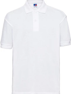 Dětské piqué polo z těžké bavlny 10. white model 22474408 - Russell Athletic