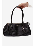 Černá kabelka z imitace kůže model 22220909 - Flora&Co