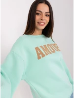 Bluza EM BL 617 model 18909349 mietowy - FPrice Bluza EM BL 617 model 18909349 mietowy - FPrice