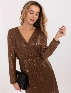 Šaty MI SK 68592.36 hnedé