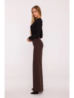 M875 Široké nohavice - hnedé