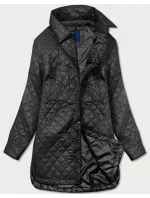 Tenká černá dámská bunda s límcem model 15846247 - Ann Gissy