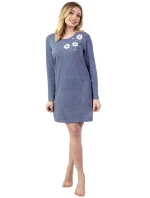 Dámska nočná košeľa 141 modrá - REGINA Dámska nočná košeľa 141 modrá - REGINA