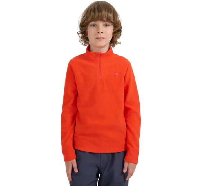 Chlapecká fleecová mikina  červená JWAW25UFLE 62S model 21727070 - 4F