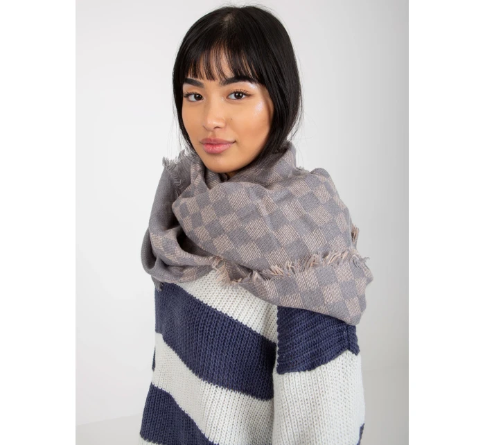 Tunelový šál AT KM 9501.10 šedoružová