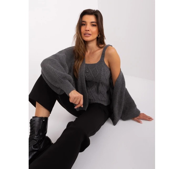 Komplet BA KMPL model 19011892 ciemny szary - FPrice Komplet BA KMPL model 19011892 ciemny szary - FPrice