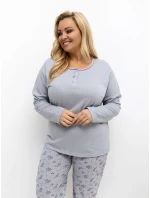 DU PI FP 501.22 sivé pyžamo DU PI FP 501.22 sivé pyžamo