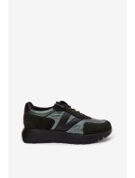 Dámske tenisky na platforme Vinceza - tmavozelené Dámske tenisky na platforme Vinceza - tmavozelené