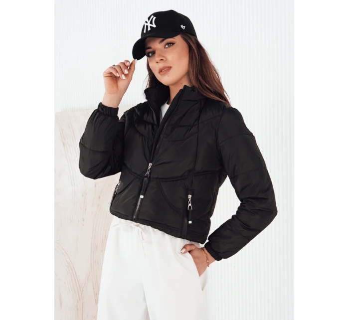 dámská prošívaná přechodná bunda černá Dstreet model 21974746 - FashionStreet
