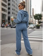 Spodnie damskie z  niebieskie model 22016773 - FashionStreet