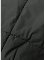 Dámská bunda v army barvě pro přechodné období model 21246655 - J.STYLE Dámská bunda v army barvě pro přechodné období model 21246655 - J.STYLE