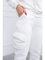 Izolovaná sada s ozdobnou kapsou ecru