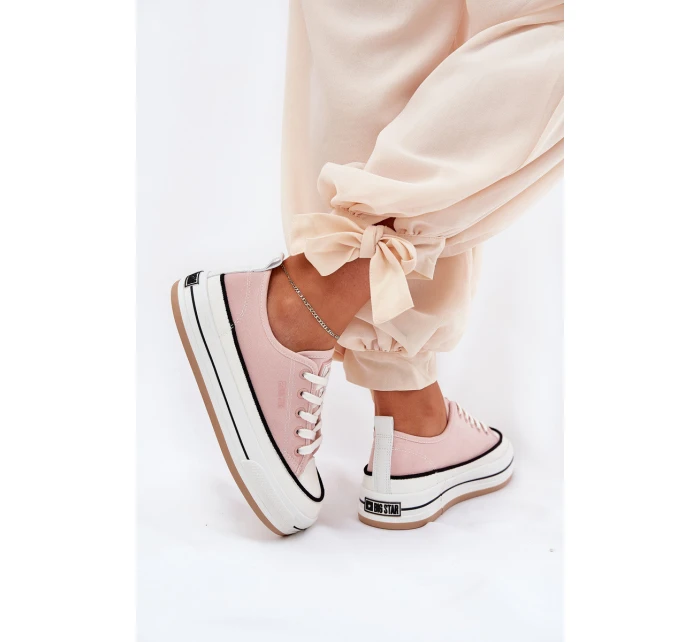 Damskie Trampki Big Star NN274207 Różowe