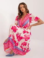 Šaty DHJ SK 11331 5.19 tmavoružová