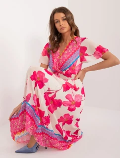 Šaty DHJ SK 11331 5.19 tmavoružová