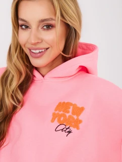 Mikina MJ BL H2587.82 fluo pink