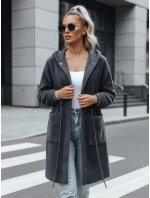 Dámsky kabát MELBY sivý FashionStreet NY0479