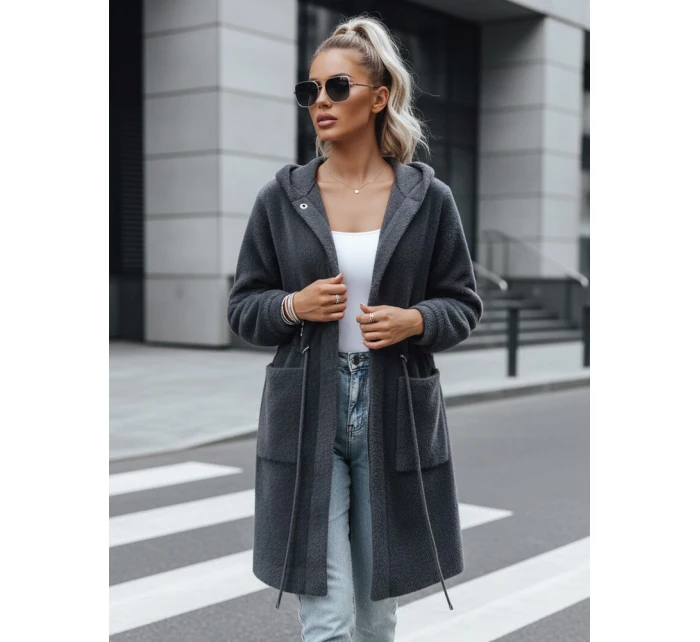 Dámsky kabát MELBY sivý FashionStreet NY0479