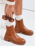 Dámske čižmy MONDERICO camel FashionStreet ZY0512