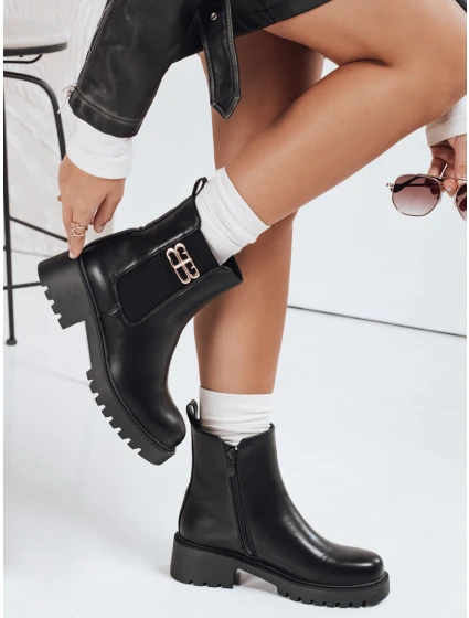 Dámské černé kozačky model 21992319 - Dstreet