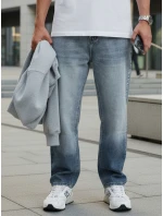 Pánske modré vrecovité džínsové nohavice FashionStreet UX4478