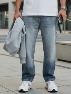 Spodnie  męskie niebieskie model 22020867 - FashionStreet