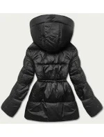 Dámska páperová bunda čierna (ag6-26)