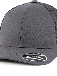 Flexfit 110DMT 6-panelová truckerová čiapka „Double Mesh“ 55.10MT tmavošedá