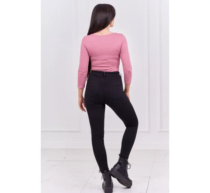 model 18746060 body s potiskem pistole tmavě růžové - K-Fashion